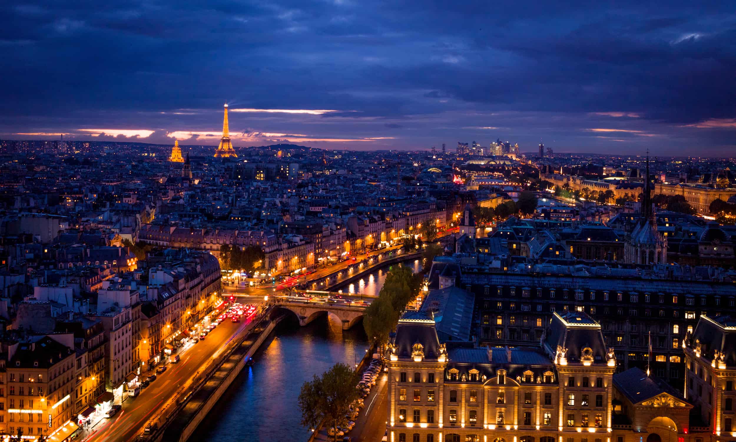 Paris Tour Eiffel - Paysage aérien